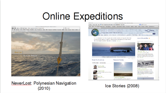 online expeditions slide